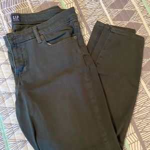 Gap Denim dark green jeggings size 12 regular
